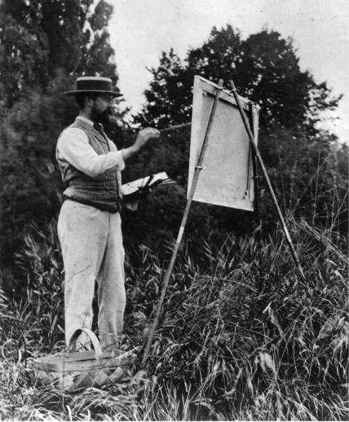 John Singer Sargent painting outdoors